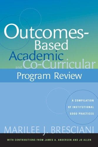 Tapa de Outcomes-Based Academic and Co-Curricular Program Review