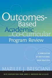 Tapa de Outcomes-Based Academic and Co-Curricular Program Review