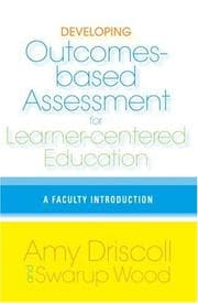 Tapa de Developing outcomes-based assessment for learner-centered education