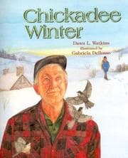 Tapa de Chickadee winter