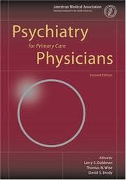 Tapa de Psychiatry for primary care physicians
