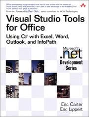 Tapa de Visual studio tools for office