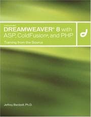 Tapa de Macromedia Dreamweaver 8 with ASP, ColdFusion, and PHP