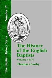 Tapa de History of the English Baptists - Vol. 4