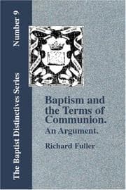 Tapa de Baptism and Terms of Communion. An Argument