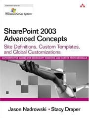 Tapa de SharePoint 2003 advanced concepts