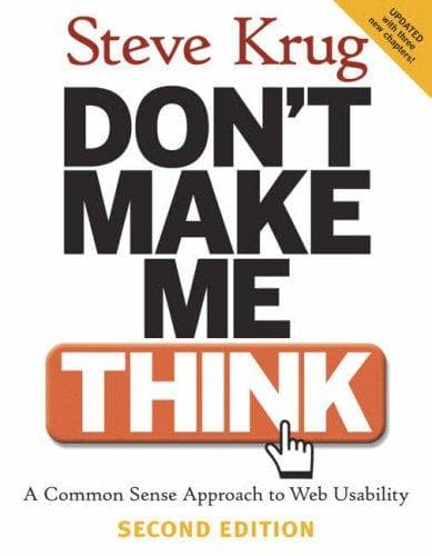 Tapa de Don't Make Me Think