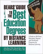 Tapa de Bears' guide to the best education degrees by distance learning