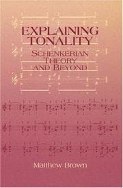 Tapa de Explaining Tonality