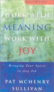 Tapa de Work with Meaning, Work with Joy