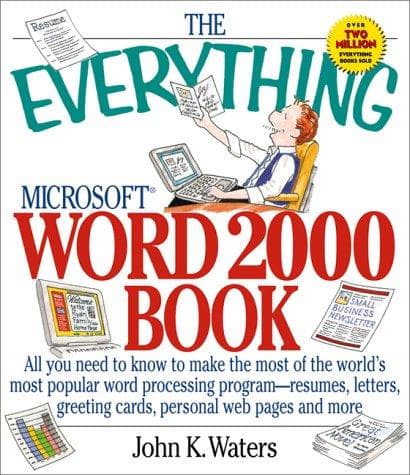 Tapa de The everything Microsoft Word 2000 book
