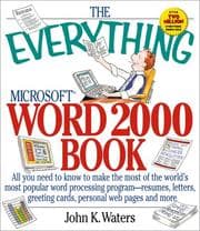 Tapa de The everything Microsoft Word 2000 book