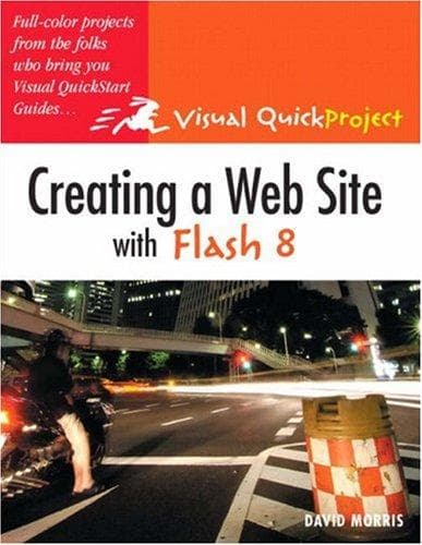 Tapa de Creating a Web Site with Flash 8