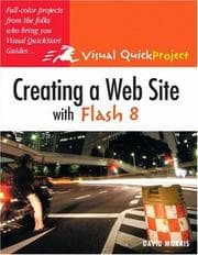 Tapa de Creating a Web Site with Flash 8
