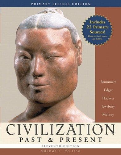 Tapa de Civilization Past and Present, Volume 1 Primary Source Edition