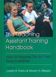 Tapa de The Teaching Assistant Training Handbook