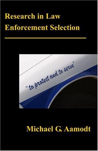 Tapa de Research In Law Enforcement Selection