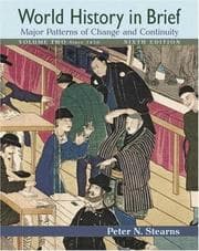 Tapa de World History in Brief, Volume 2 : Major Patterns of Change and Continuity