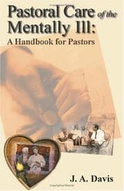Tapa de Pastoral Care of the Mentally Ill
