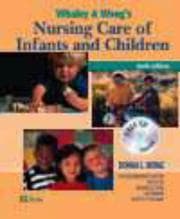 Tapa de Whaley & Wong's nursing care of infants and children