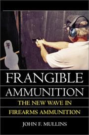 Tapa de Frangible ammunition