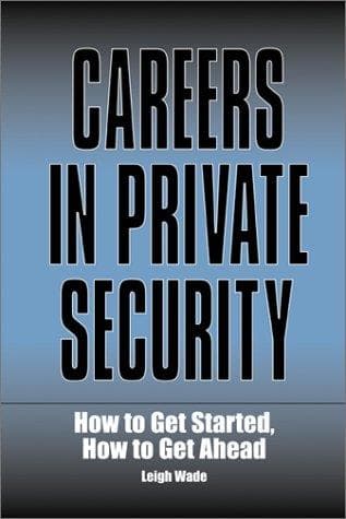 Tapa de Careers in private security