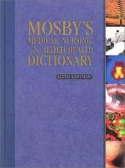 Tapa de Mosby's Medical, Nursing, and Allied Health Dictionary