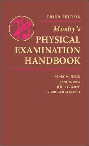 Tapa de Mosby's Physical Examination Handbook