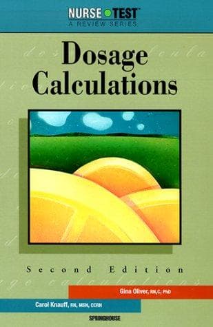 Tapa de Dosage calculations