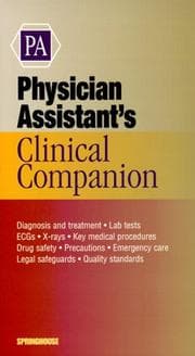 Tapa de Physician assistant's clinical companion