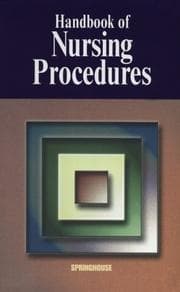 Tapa de Handbook of Nursing Procedures (Springhouse Publishing)