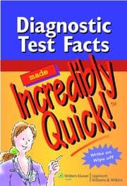 Tapa de Diagnostic Test Facts Made Incredibly Quick!