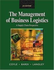 Tapa de The management of business logistics