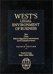 Tapa de West's legal environment of business
