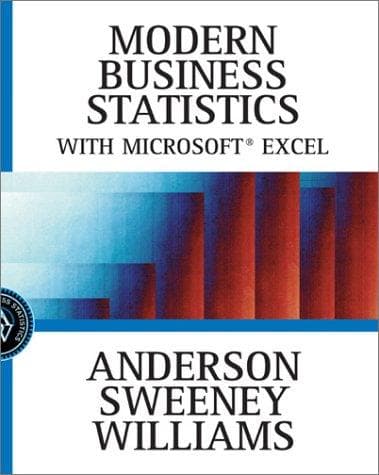 Tapa de Modern business statistics with Microsoft Excel