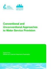 Tapa de Conventional and unconventional approaches to water service provision