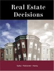 Tapa de Real estate decisions