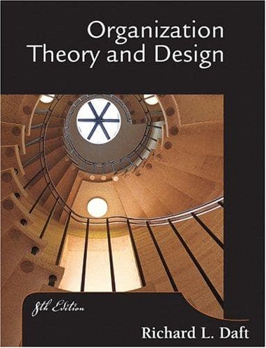 Tapa de Organization Theory and Design