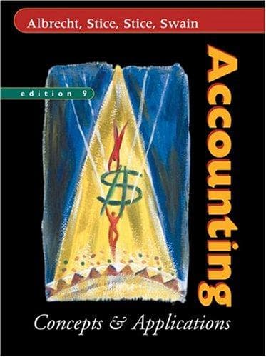 Tapa de Accounting, concepts & applications