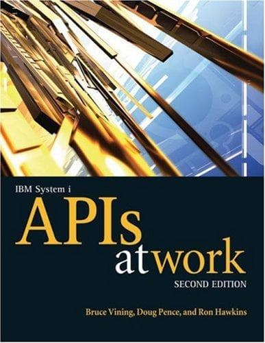 Tapa de IBM System I APIs at Work
