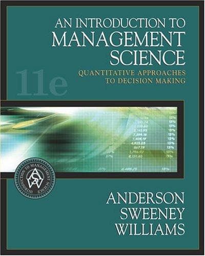 Tapa de Introduction to Management Science