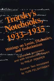 Tapa de Trotsky's Notebooks, 1933-1935