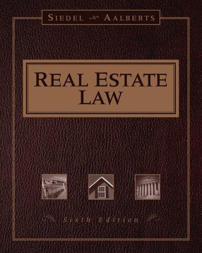 Tapa de Real estate law