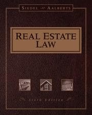 Tapa de Real estate law