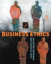 Tapa de Business ethics