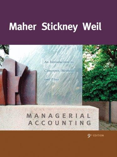 Tapa de Managerial accounting