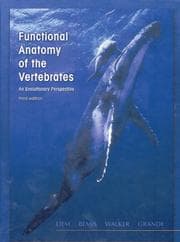 Tapa de Functional Anatomy of the Vertebrates