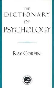 Tapa de Dictionary of Psychology
