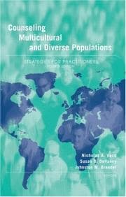 Tapa de Counseling multicultural and diverse populations