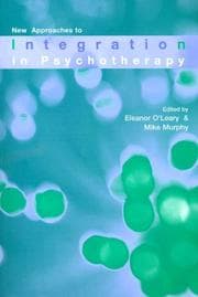 Tapa de New approaches to integration in psychotherapy